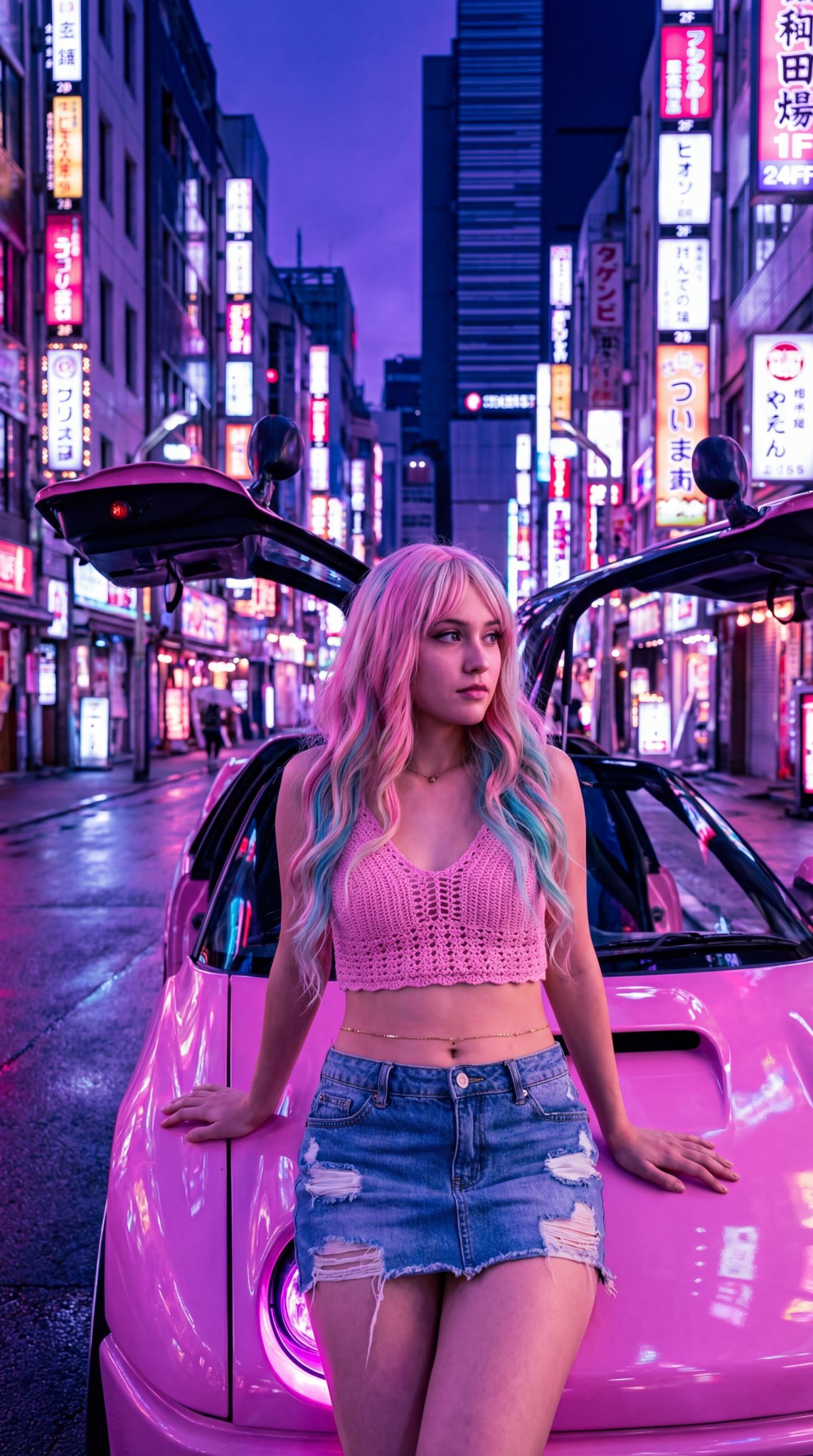 Gemini AI photo prompts preview — Tokyo Nightlife Editorial