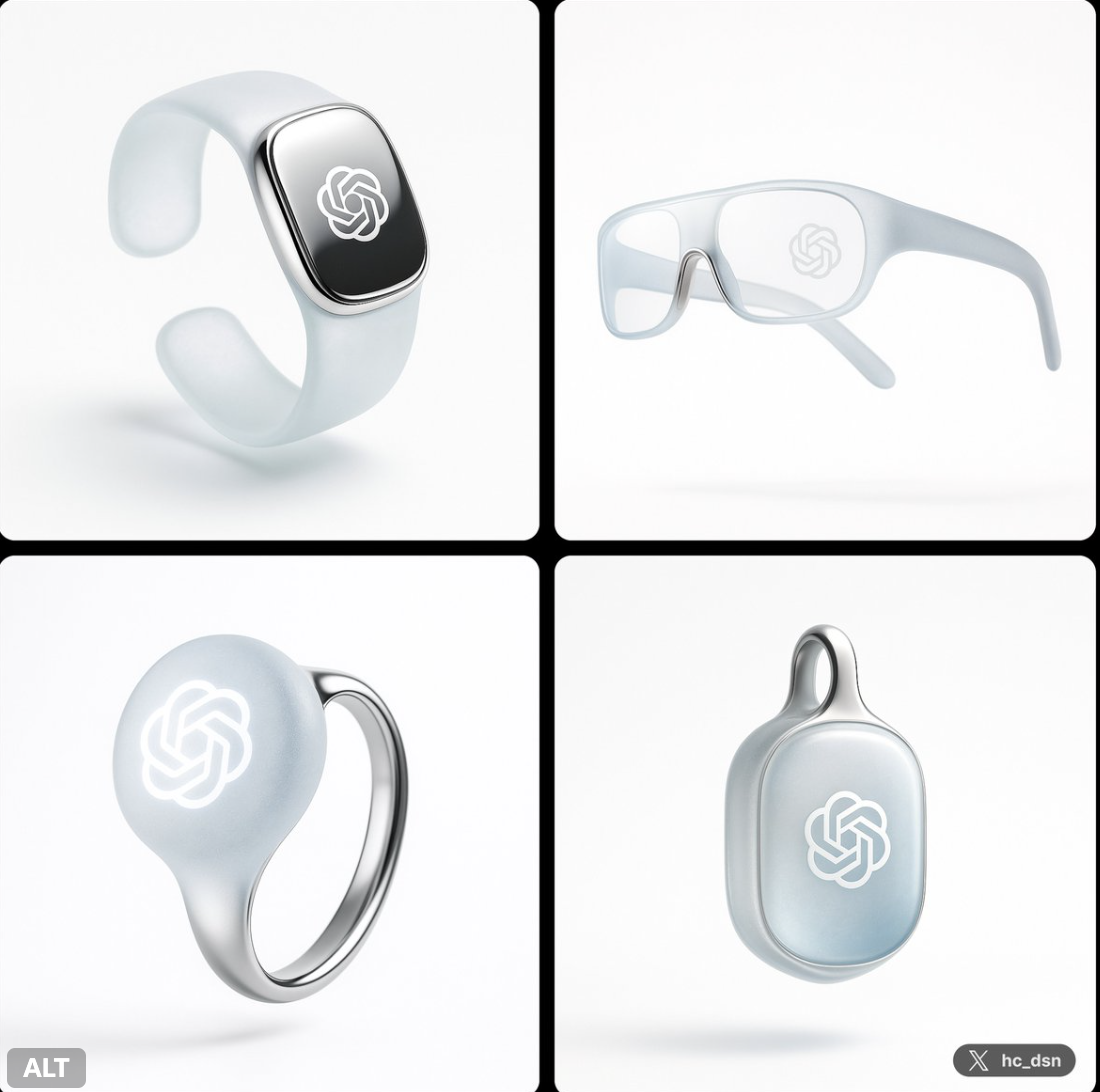 Preview of Future OpenAI Wearable Devices