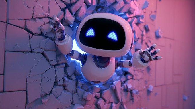 Gemini AI photo prompts preview — 3D Cartoon Character Breaking Through Walls