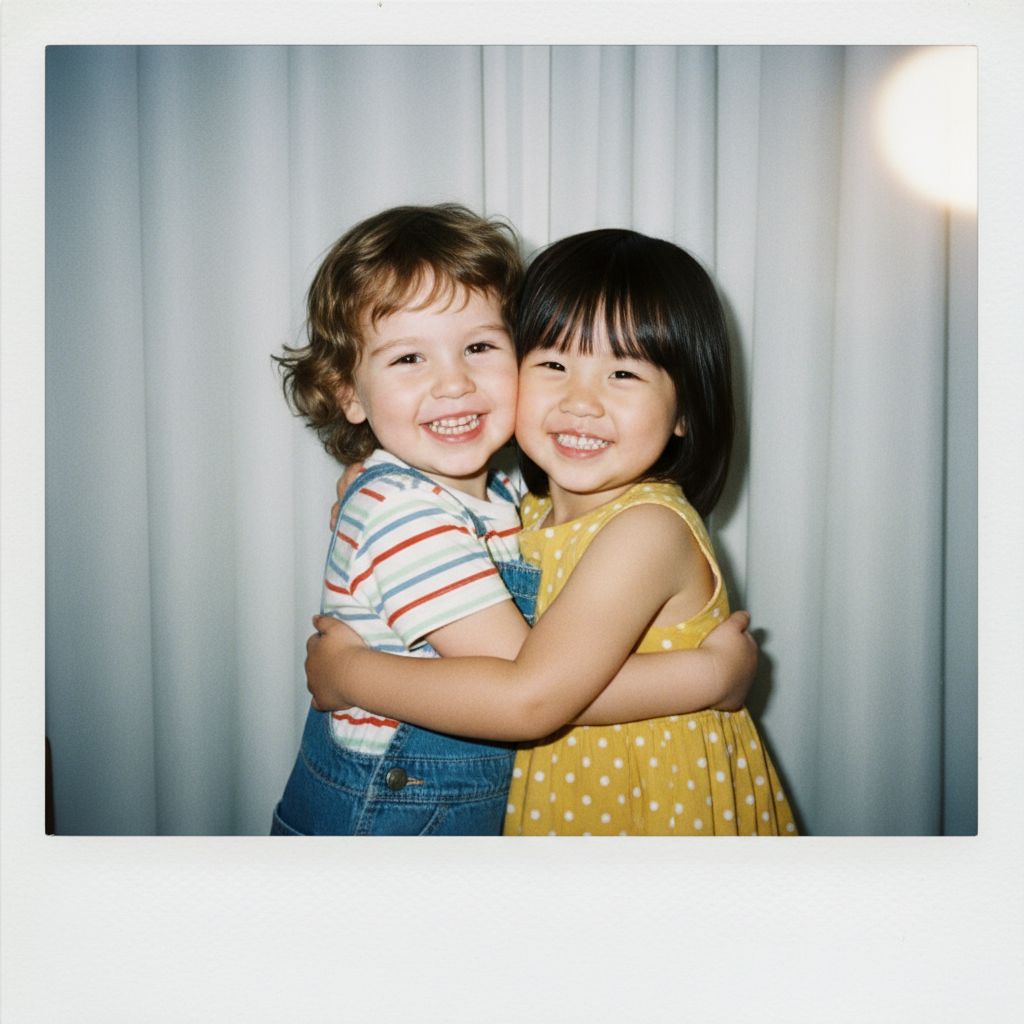 Preview of Polaroid Kids Hug White Curtain Flash