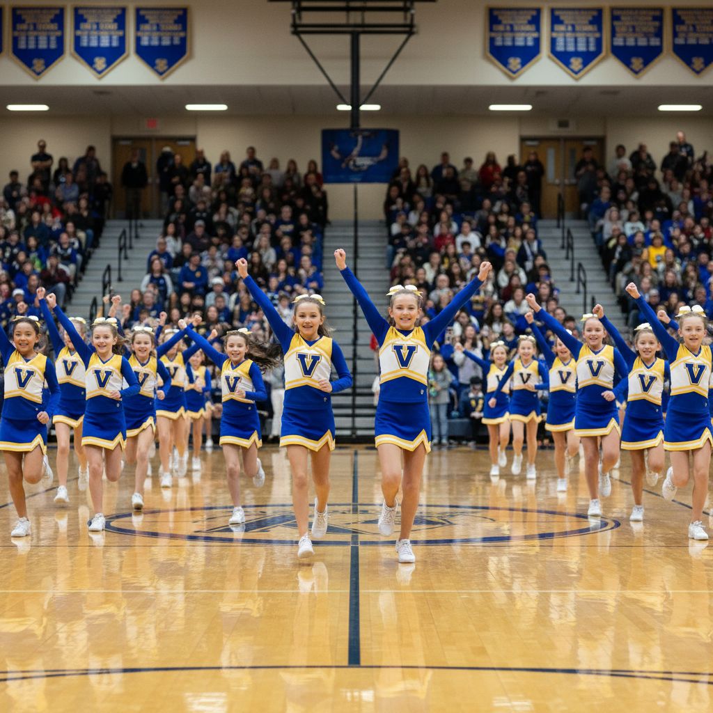 Gemini AI photo prompts preview — 5th Grade Cheer Routine