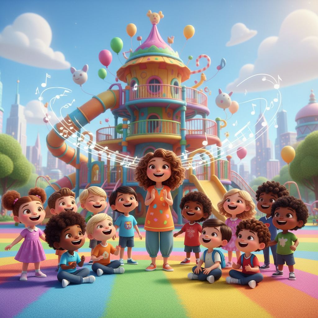 Gemini AI photo prompts preview — Body Parts Song Script