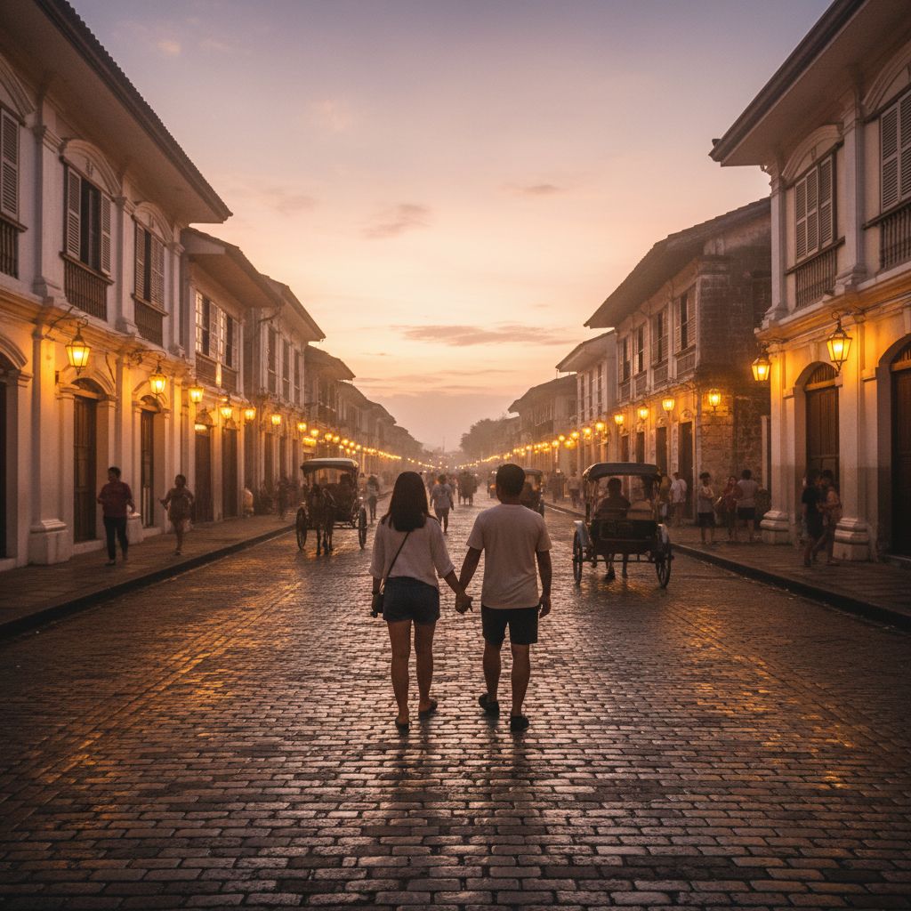 Preview of Vigan Calle Crisologo Twilight Couple Walk